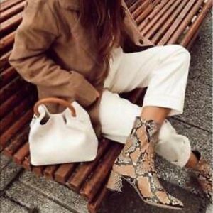 Blogger Favorite Zara print ankle Boots